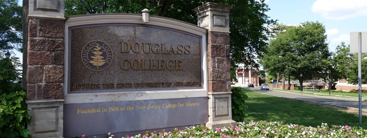 Douglass College Sign