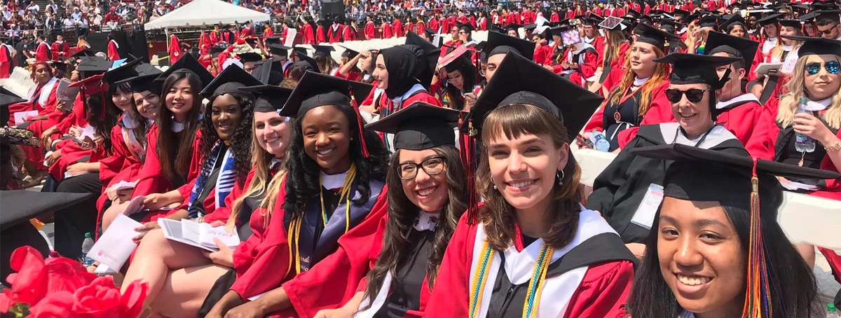 Students at Graduation